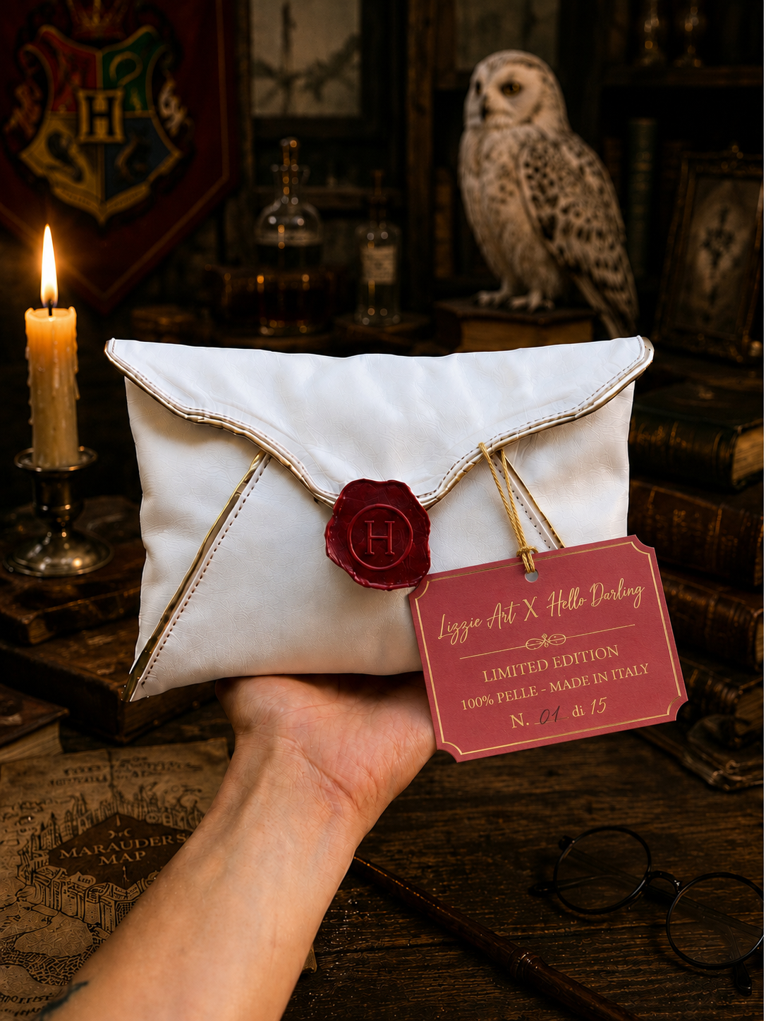 Pochette lettera Hogwarts