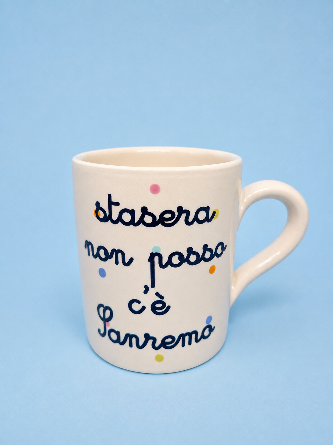 STASERA NON POSSO C'E' SANREMO - Mug